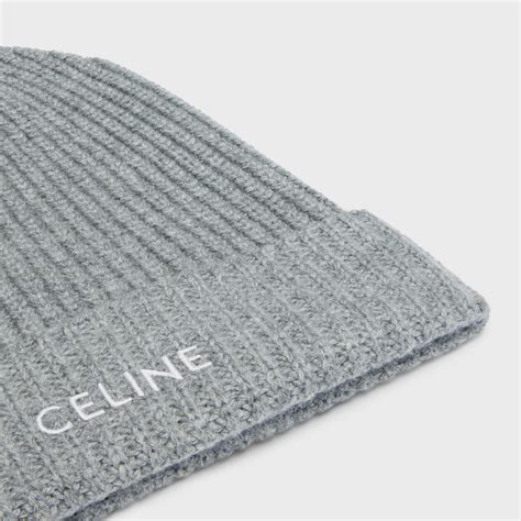 celine grey beanie